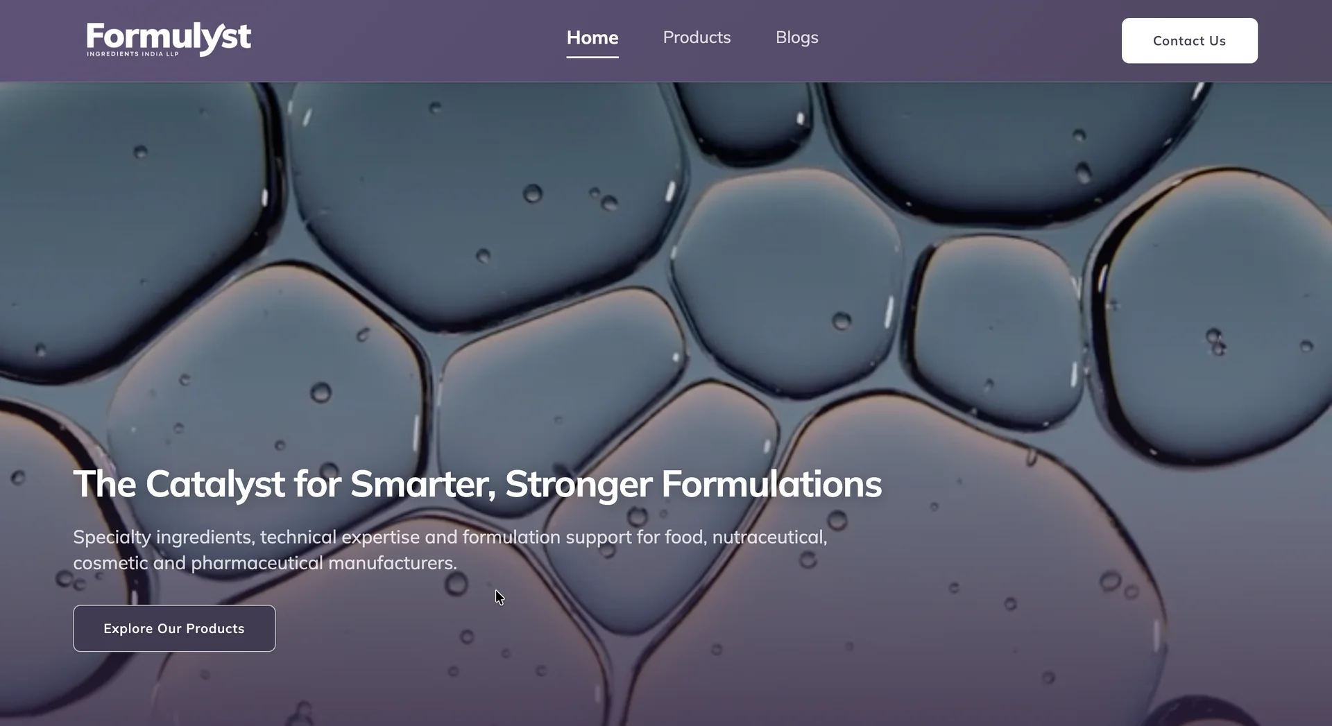 Formulyst website preview